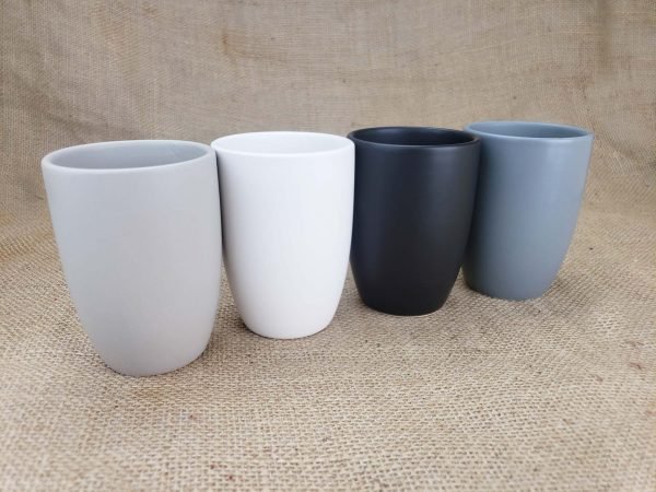 Stone - Matte Ceramic Vessels in 4 Muted Colors (case of 4) - Image 2