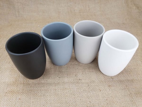 Stone - Matte Ceramic Vessels in 4 Muted Colors (case of 4) - Image 4